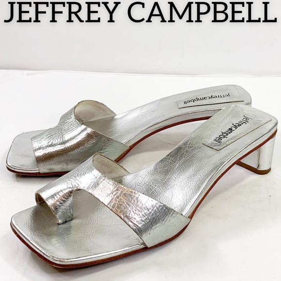 Jeffrey Campbell Shoes - Jeffrey Campbell Metallic Square Flat Heels (9)